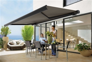 5m x 3m Retractable Folding Arm Awning H