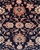 Finely Woven Flower Design Navy Tone Red Border Size(cm): 250 X 170 apx