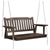 Gardeon Porch Swing Chair w/ Chain Garden Bench Outdoor Wooden Brown