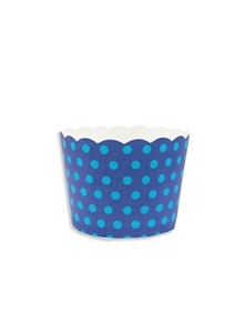 Dollyrockets Blue Spot Baking Cups