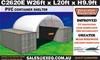 Unused Heavy duty 20ft Container Shelter with End Wall