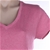 SIGNATURE Women's V-Neck T-Shirt, Size L, 100% Cotton, Pink.