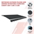 Motorised Outdoor Folding Arm Awning Retractable Sunshade Canopy 5.0mx3.0m