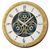 SEIKO Kingsly Melodies In Motion Musical Wall Clock, 39cm, Gold Marble, QXM