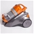 Swedia 1000W Multi-Cyclonic Bagless Vacuum Cleaner - Orange & Grey