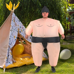 SUMO Fancy Dress Inflatable Suit -Fan Op
