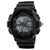 SKMEI Men's Analogue Digital Watch, 50mm, Quartz Movement, Black, 5 Bar Wat