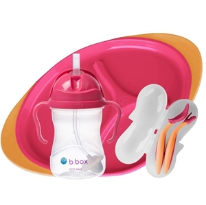 BBOX 3pc Baby Feeding Set, Pink. NB: Not