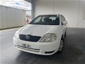 Unres 2001 Toyota Corolla Ascent ZZE122R Automatic Hatchback