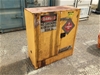 <p>Justrite Flammable Goods Cabinet.</p>