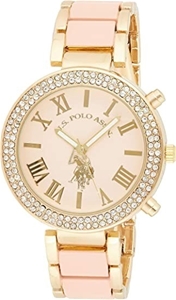 U.S. POLO ASSN. Women's 40mm Watch, Pink
