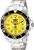 INVICTA Men's 47mm Grand Diver Automatic Watch, Yellow Dial, Black Bezel, S
