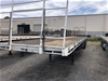 1977 Freighter 44' Triaxle Flat Top Trailer