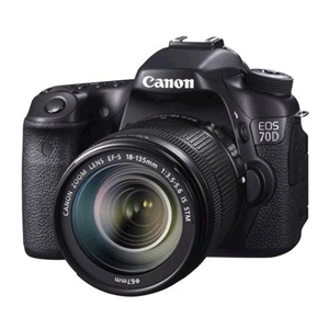 Canon EOS 70D DSLR Camera with EF-S 18-1