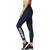 ADIDAS Women's Linear Leggings, Size XL, Cotton/ Elastane, Legink/White.