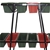 Aestivo Outdoors Pot Holder with 18 Troughs: 130cm