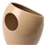 Bacara Set of 2 Ceramic Oval Vases - Sand