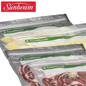 18 x 950ml Sunbeam FoodSaver Zipper Bags