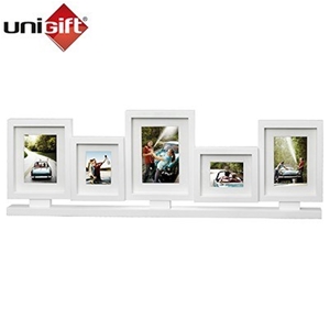UniGift Linear Wooden 5-In-1 Frame - Whi