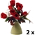 2 x Flower Vases