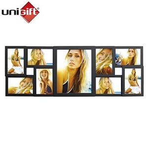 UniGift 9-in-1 Wooden Collage Photo Fram