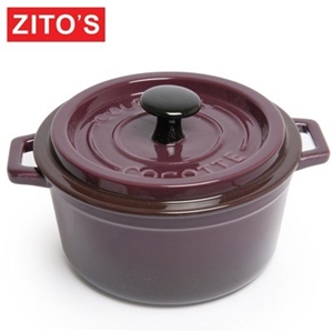 Zito's Purple Porcelain Casserole Dish -