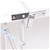 Portable Folding Table, White and Grey, 2.4m