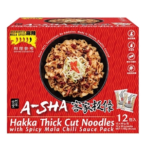 20 x A-SHA Hakka Thick Cut Noodles w/ Sp