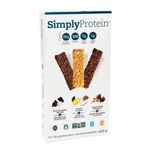 4 x SIMPLY PROTEIN 15pk Variety Bars, 40