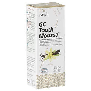 3 x GC Tooth Mousse 40g, Vanilla.