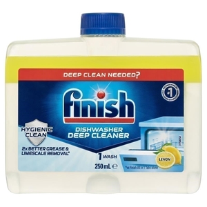 6 x FINISH Dishwasher Cleaner, Lemon Sce