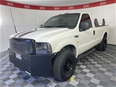2001 Ford F250 XL 4X4 Turbo Diesel Manual Cab Chassis