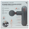 SHARPER IMAGE Power Percussion Sport Mini Portable Deep Tissue Massage Gun.