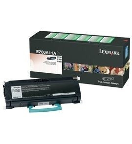 Lexmark E260A11P Toner Cartridge - Black