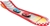 INTEX Red Racing Slide, 5.61 x 1.19 x 0.76 m.