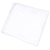 SIGNATURE Plush Blanket Throw, 100% Polyester, White.