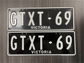 GTXT.69 (VIC Number Plates)
