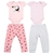 2 x PEKKLE Baby's 4pc Sets, Size 12M, Pink Bird. Buyers Note - Discount Fr