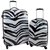 Swiss Case Ez2C 2 Piece Luggage Set - Zebra