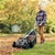 GARDENA Leaf and Grass Collector, Black/Turquoise (03565-20).