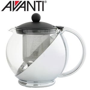 Avanti Aurora 8 Cup Teapot - Silver-Tone