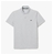 LACOSTE Men's Polo, Size FR 5 / US L, Cotton/Polyester/Elastane, Grey Chine