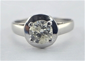 1.02ct Diamond Solitaire Ring With $11.5k Valuation