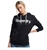 SUPERDRY Women's CL Hood, Size L, Cotton/Polyester, Black. Buyers Note - D