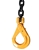 Lifting Chain Sling, Single Leg, WLL 3200kg, 10mm Chain x 3M c/w Clevis Sli