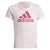 3 x ADIDAS Girl's ESS Big Logo Tee, Size 5-6Y, 100% Polyester, Cloud Pink/T