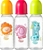 2 x TOMMEE TIPPEE Narrow Neck Baby Bottles with Soft Silicone Slow Flow Te