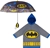 6 x DC Comics Boys' Umbrella and Lightweight Rain Slicker Set.