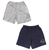 2 x CHAMPION CST Graphic Jersey Shorts, Size XL, Cotton, Navy & Oxford Heat