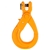 2 x Clevis Self Locking Safety Hooks, Suits 10mm Chain WLL 3200kg, Grade 80